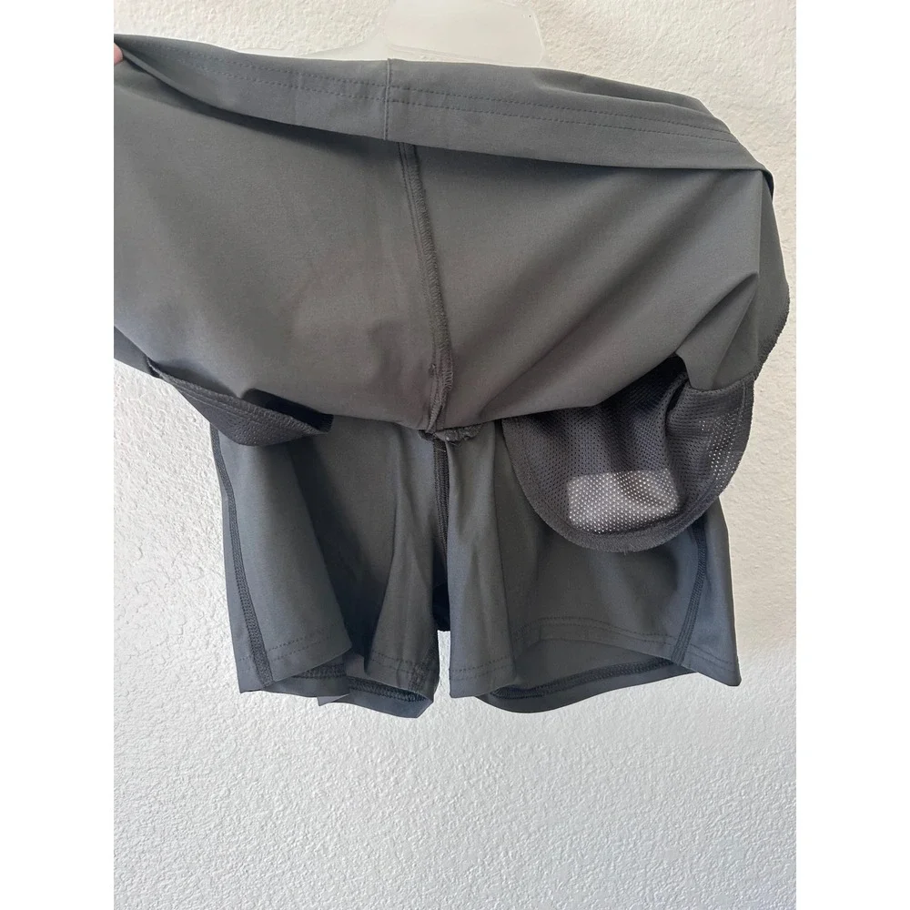 Eddie Bauer‎ Adventurer Hiking Golf Outdoor Travel Adventure Skort in Gray SZ 4